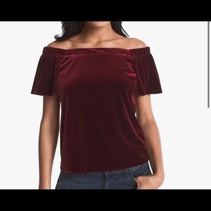 White House Black Market Off The Shoulder Top